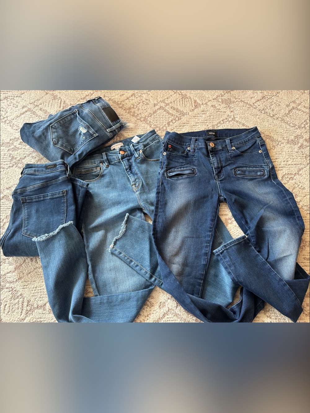 Bundle 4 Designer Jeans Sz 26 Good American Hudson Hidden Liverpool